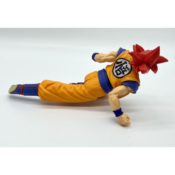 Banpresto Dragon Ball Super Saiyan God Son Goku Vol 9 Statue No Stand - Picture 3 of 5